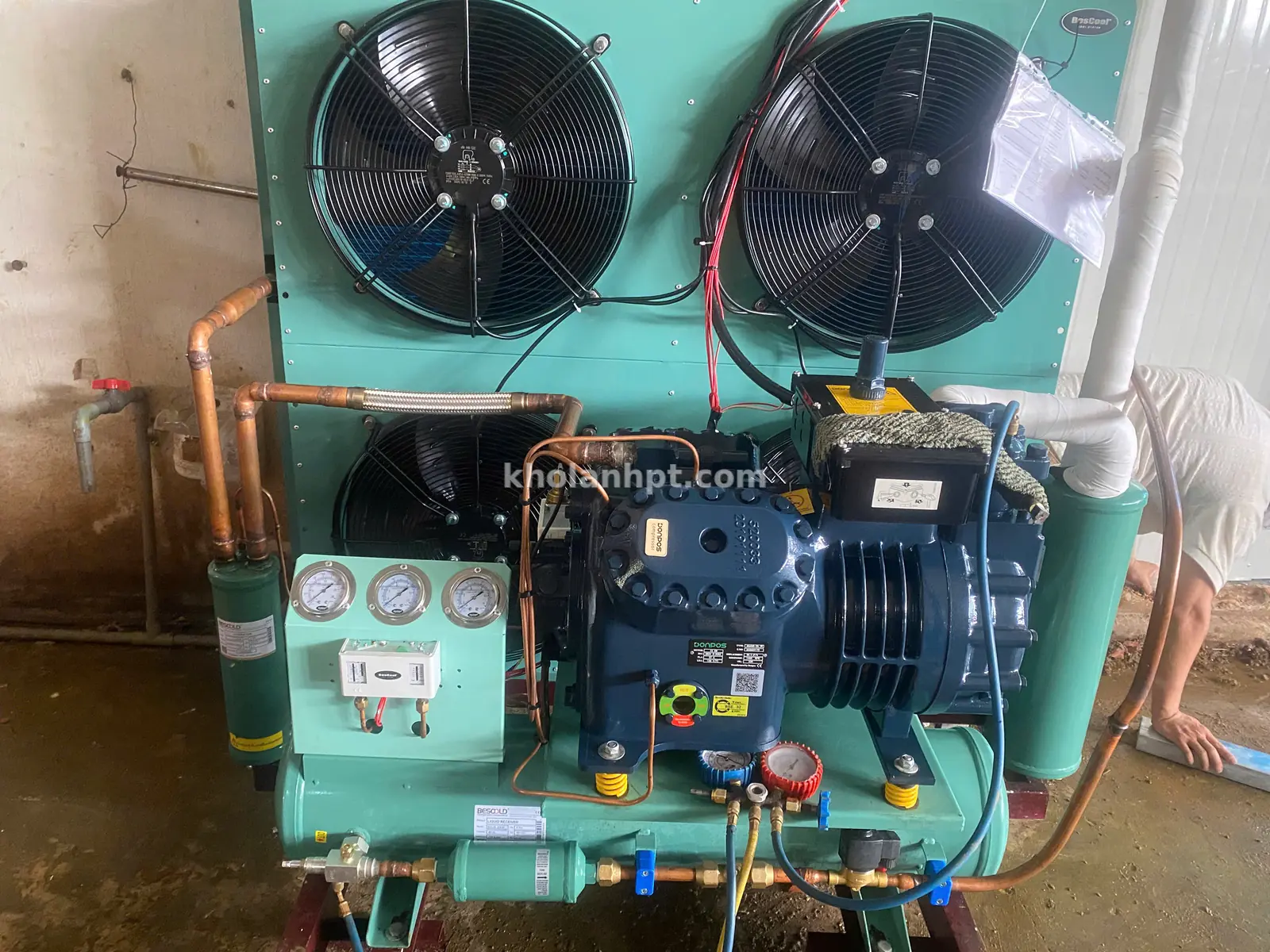 Lắp đặt cụm máy nén kho lạnh Đắk Lắk